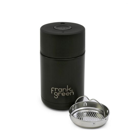 Frank Green Stainless Steel Black Coffee Cup 10oz