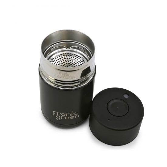 Frank Green Stainless Steel Black Coffee Cup 10oz - Image 4