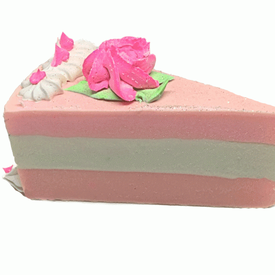 Pretty In Pink Natural Soap Cake Slice - Image 2