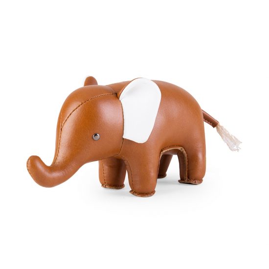 Zuny Paperweight Classic Elephant Tan